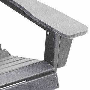 Καρέκλα Κήπου 2 pcs Ανοιχτό γκρι 83 x 74 x 92 εκ Πολυαιθυλένιο - Pakobazaar