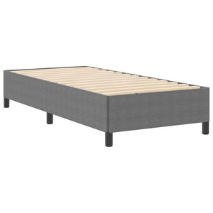 Κρεβάτι με ελατήρια Ανοιχτό γκρι 90 x 190 cm