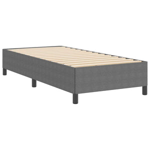 Κρεβάτι με ελατήρια Ανοιχτό γκρι 90 x 190 cm