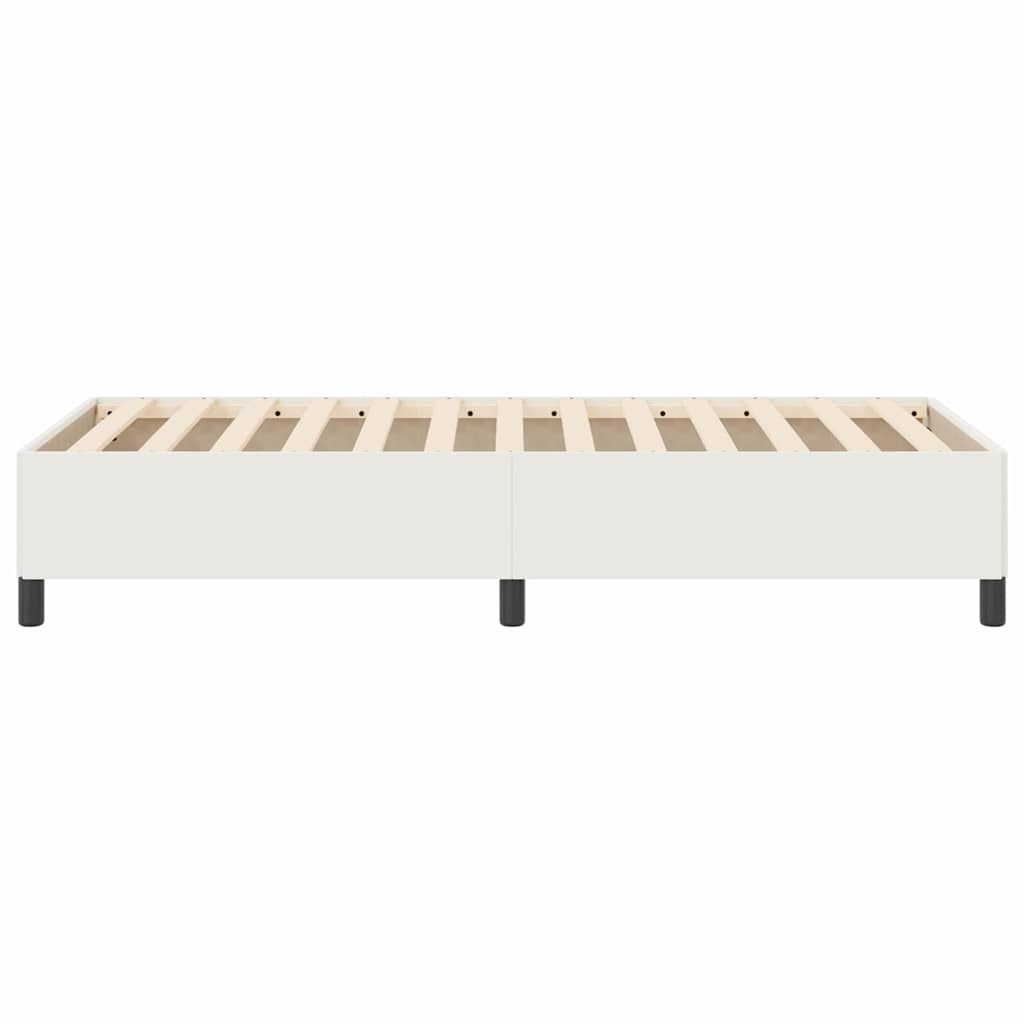 Κρεβάτι με ελατήρια Κρεμ 90 x 190 cm Υφασμάτινο Κορντουρά