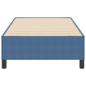 Κρεβάτι με ελατήρια Μπλε 90 x 200 cm Υφασμάτινο Κορντουρά - Pakobazaar