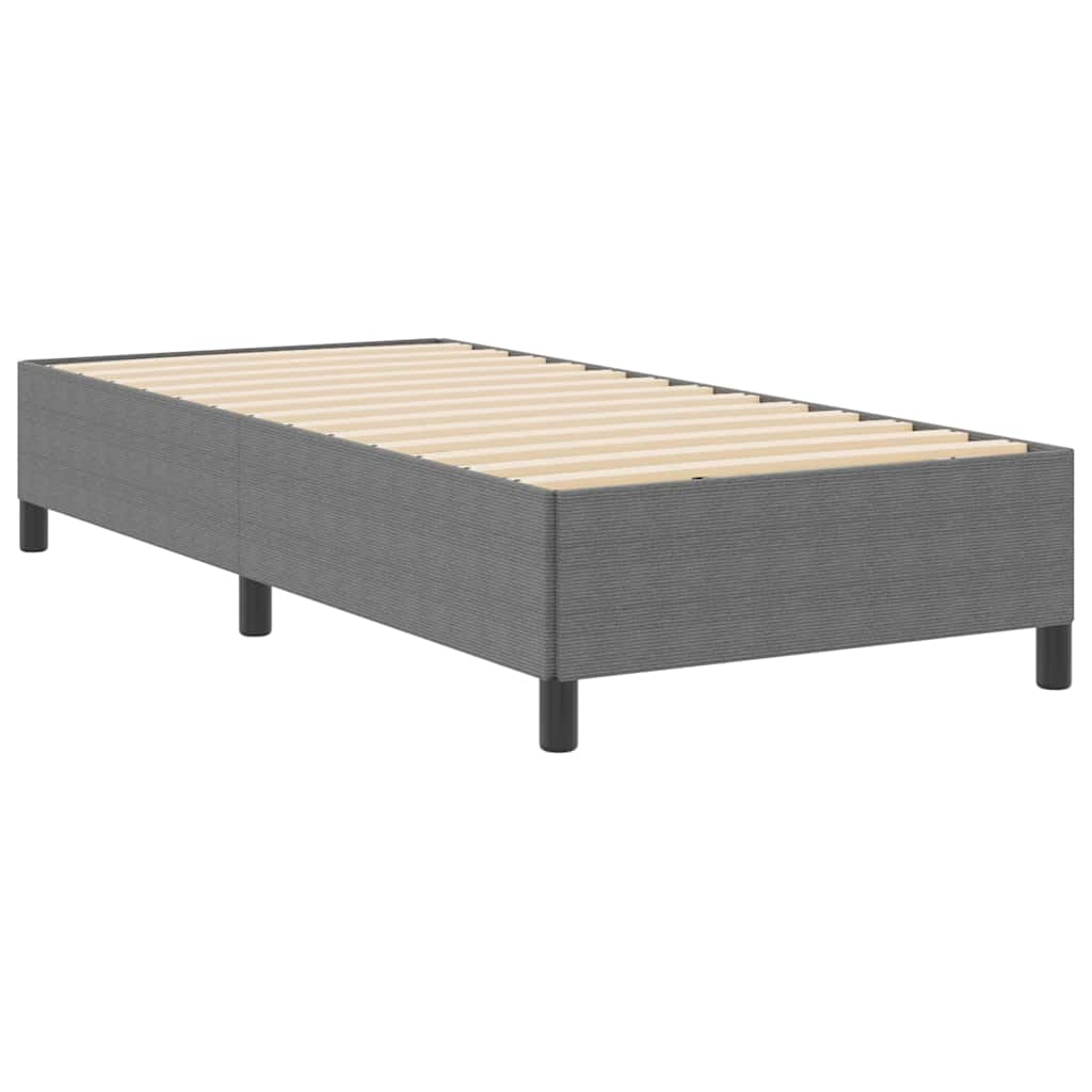 Κρεβάτι με ελατήρια Ανοιχτό γκρι 100 x 200 cm - Pakobazaar
