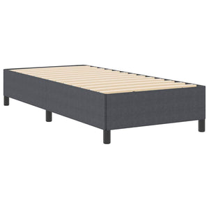 Κρεβάτι με ελατήρια Σκούρο Γκρι 100 x 200 cm - Pakobazaar