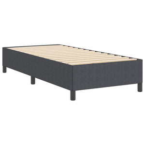 Κρεβάτι με ελατήρια Σκούρο Γκρι 100 x 200 cm - Pakobazaar