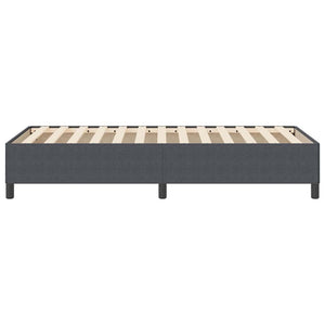 Κρεβάτι με ελατήρια Σκούρο Γκρι 100 x 200 cm - Pakobazaar