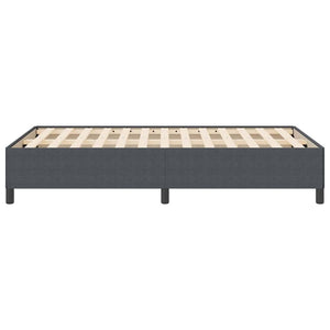 Κρεβάτι με ελατήρια Σκούρο Γκρι 120 x 190 cm - Pakobazaar