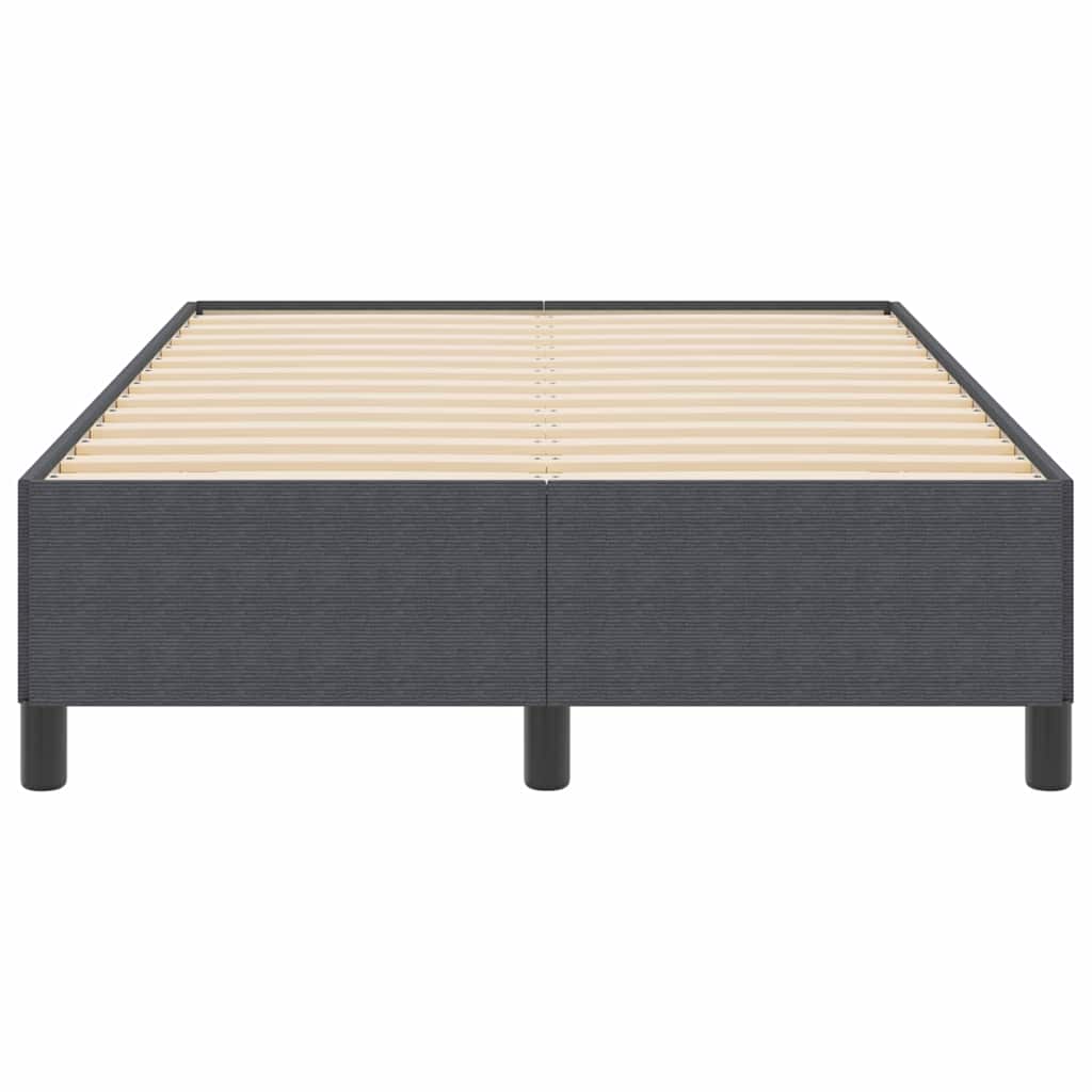 Κρεβάτι με ελατήρια Σκούρο Γκρι 120 x 200 cm - Pakobazaar