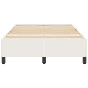 Κρεβάτι με ελατήρια Κρεμ 120 x 200 cm Υφασμάτινο Κορντουρά - Pakobazaar