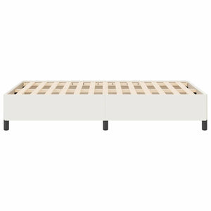 Κρεβάτι με ελατήρια Κρεμ 120 x 200 cm Υφασμάτινο Κορντουρά - Pakobazaar