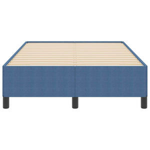 Κρεβάτι με ελατήρια Μπλε 120 x 200 cm Υφασμάτινο Κορντουρά - Pakobazaar