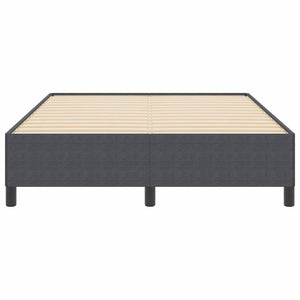 Κρεβάτι με ελατήρια Σκούρο Γκρι 140 x 200 cm - Pakobazaar