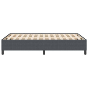 Κρεβάτι με ελατήρια Σκούρο Γκρι 140 x 200 cm - Pakobazaar