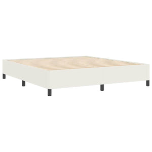 Κρεβάτι με ελατήρια Κρεμ 180 x 200 cm Υφασμάτινο Κορντουρά