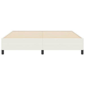 Κρεβάτι με ελατήρια Κρεμ 180 x 200 cm Υφασμάτινο Κορντουρά