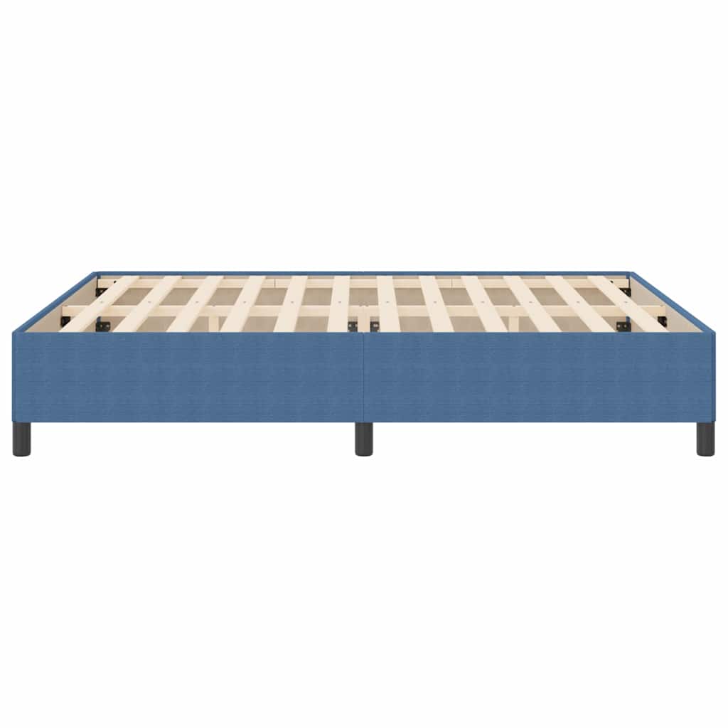 Κρεβάτι με ελατήρια Μπλε 180 x 200 cm Υφασμάτινο Κορντουρά - Pakobazaar