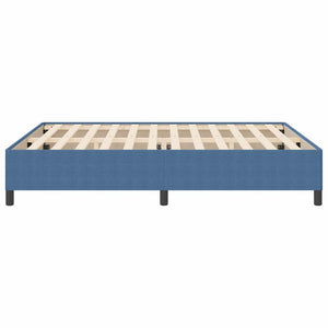 Κρεβάτι με ελατήρια Μπλε 180 x 200 cm Υφασμάτινο Κορντουρά - Pakobazaar