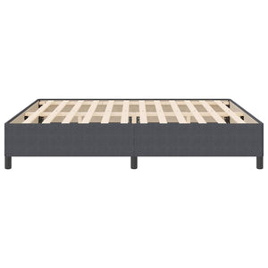 Κρεβάτι με ελατήρια Σκούρο Γκρι 200 x 200 cm - Pakobazaar