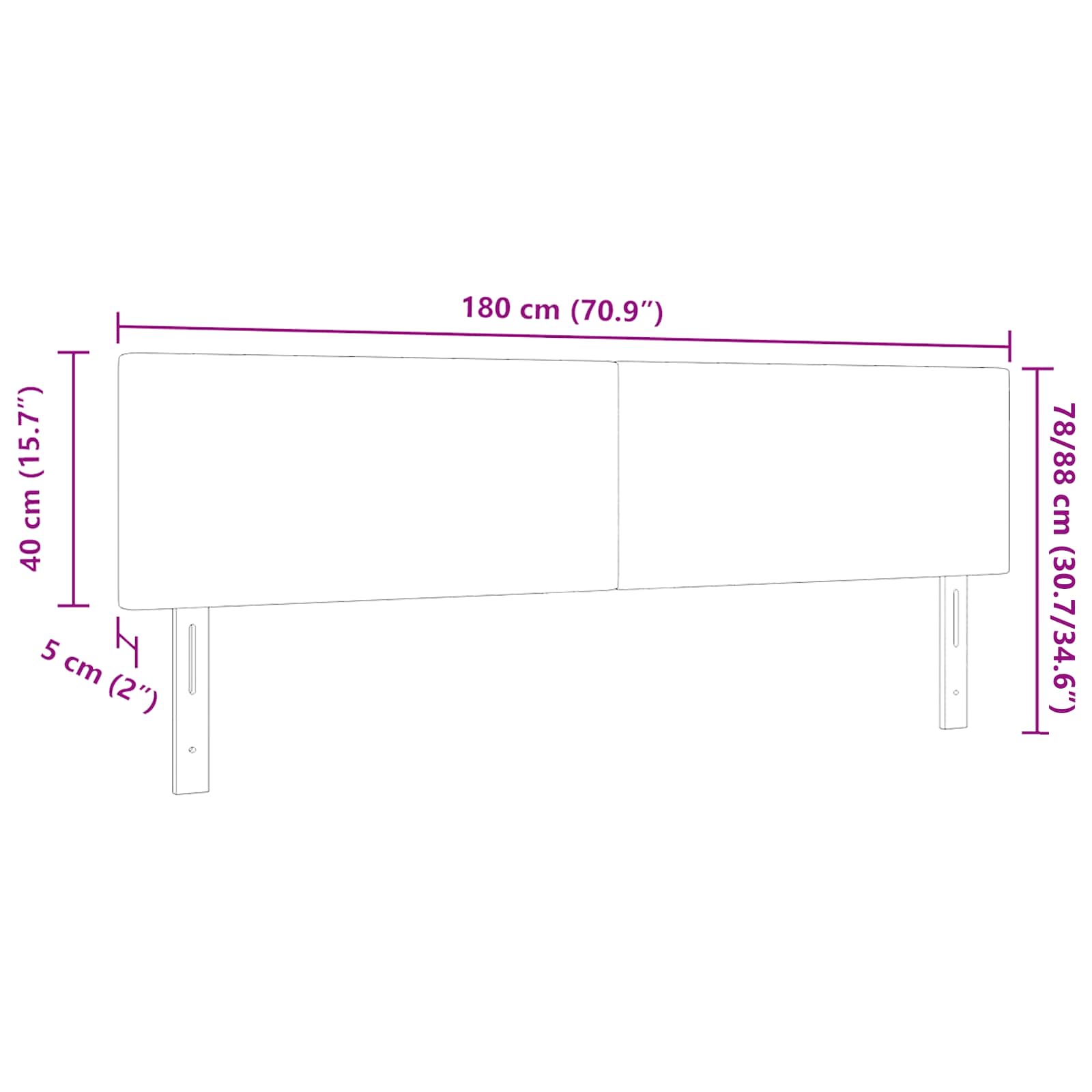 Κεφαλάρι Ανοιχτό Πράσινο Γκρι 180 cm Υφασμάτινο Κορντουρά - Pakobazaar