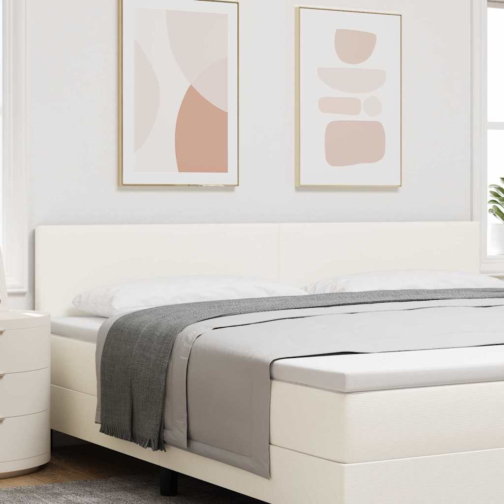 Κεφαλάρι Κρεμ 200 cm Υφασμάτινο Κορντουρά - Pakobazaar