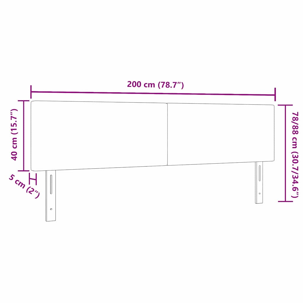Κεφαλάρι Κρεμ 200 cm Υφασμάτινο Κορντουρά - Pakobazaar