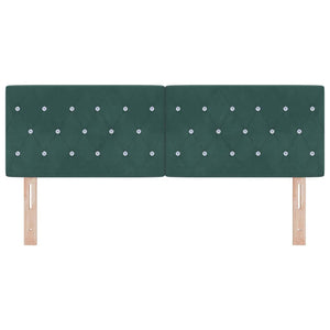 Κεφαλάρι Σκούρο Πράσινο 144 cm Βελούδο - Pakobazaar