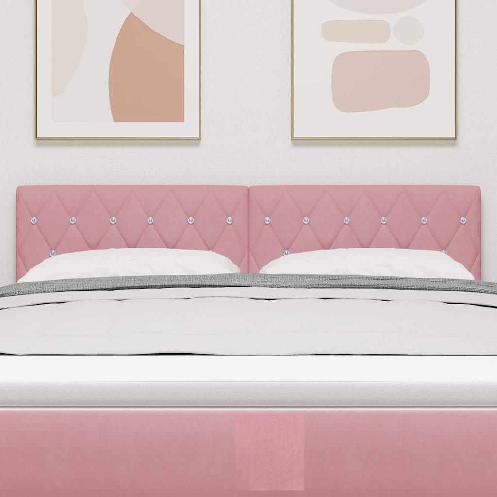 Κεφαλάρι Ροζ 144 cm Βελούδο - Pakobazaar