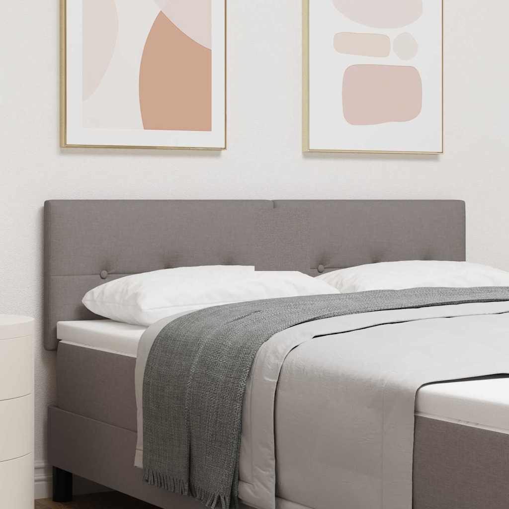Ρυθμιζόμενη Κρεβατοκεφαλή με κεφαλάρι Taupe 144 cm ύφασμα - Pakobazaar