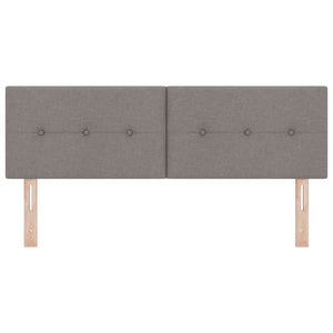 Ρυθμιζόμενη Κρεβατοκεφαλή με κεφαλάρι Taupe 144 cm ύφασμα - Pakobazaar