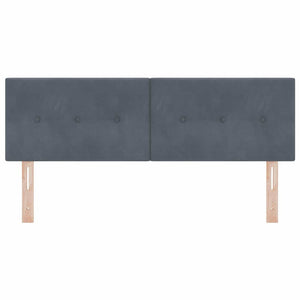Κεφαλάρι Σκούρο Γκρι 144 cm Βελούδο - Pakobazaar