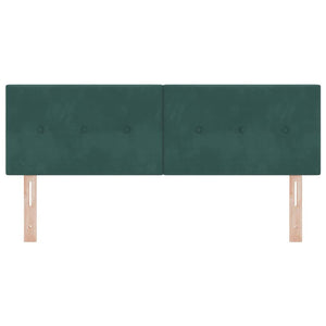 Κεφαλάρι Σκούρο Πράσινο 144 cm Βελούδο - Pakobazaar