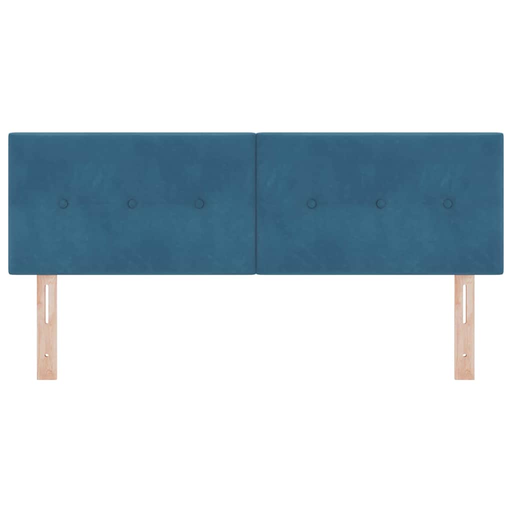 Κεφαλάρι Σκούρο Μπλε 144 cm Βελούδο - Pakobazaar
