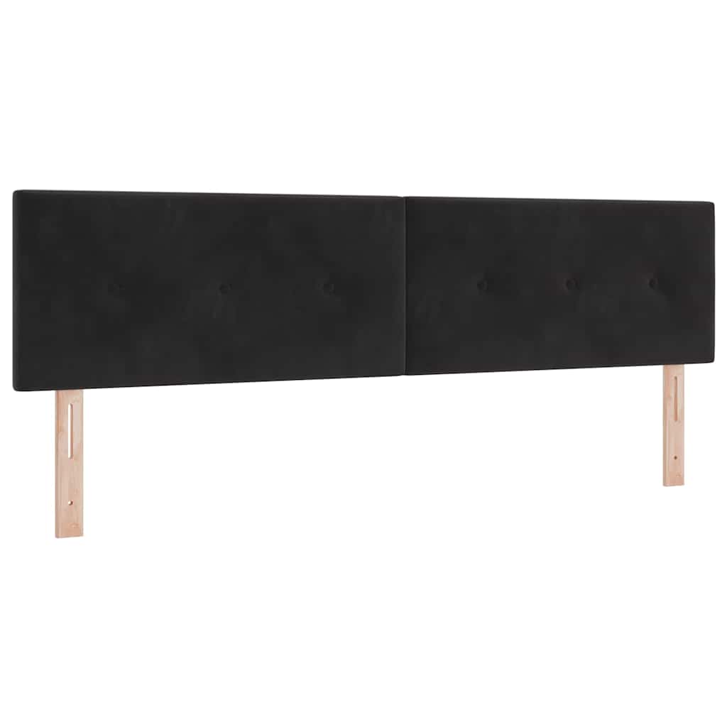 Κεφαλάρι Μαύρο 180 cm Βελούδο - Pakobazaar