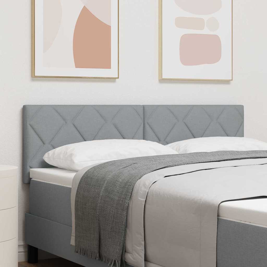 Κεφαλάρι Ανοιχτό γκρι 144 cm ύφασμα - Pakobazaar
