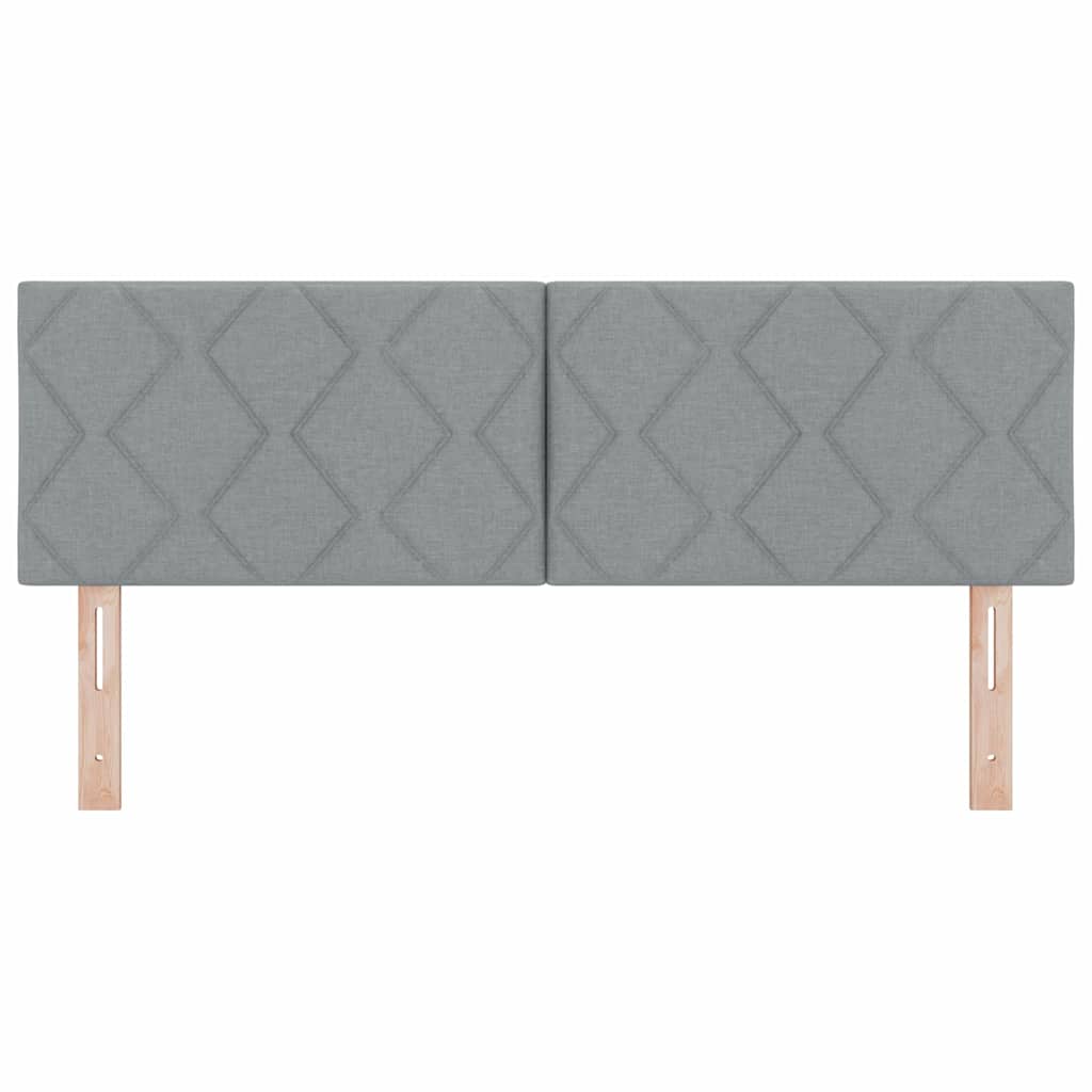 Κεφαλάρι Ανοιχτό γκρι 144 cm ύφασμα - Pakobazaar
