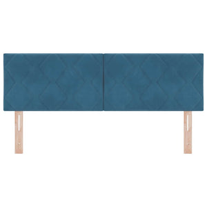 Κεφαλάρι Σκούρο Μπλε 144 cm Βελούδο