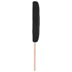 Κεφαλάρι Μαύρο 180 cm Βελούδο - Pakobazaar