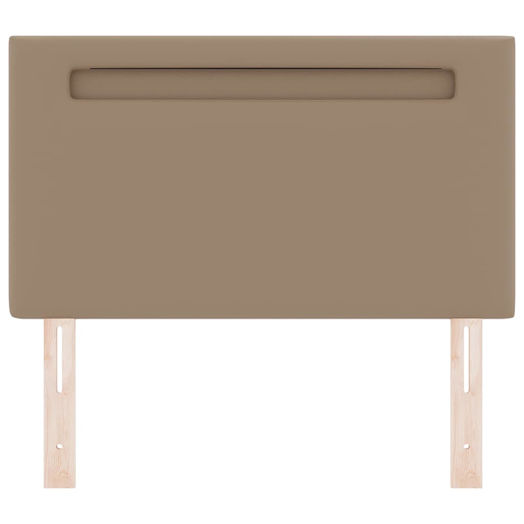 LED κεφαλάρι Καπουτσίνο 90 cm Τεχνητό Δέρμα