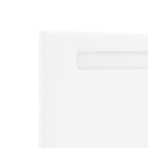 LED κεφαλάρι Λευκό 144 cm Τεχνητό Δέρμα