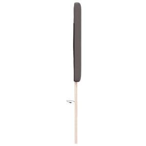 LED κεφαλάρι Γκρι 144 cm Τεχνητό Δέρμα