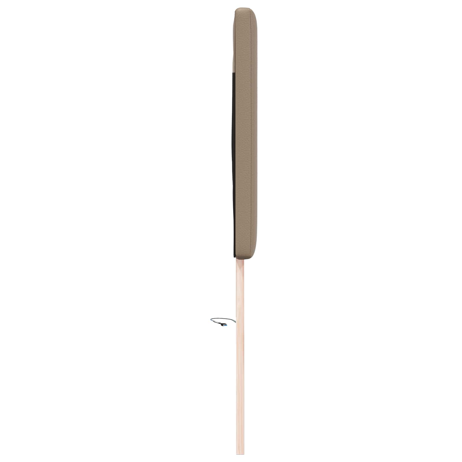 LED κεφαλάρι Καπουτσίνο 144 cm Τεχνητό Δέρμα