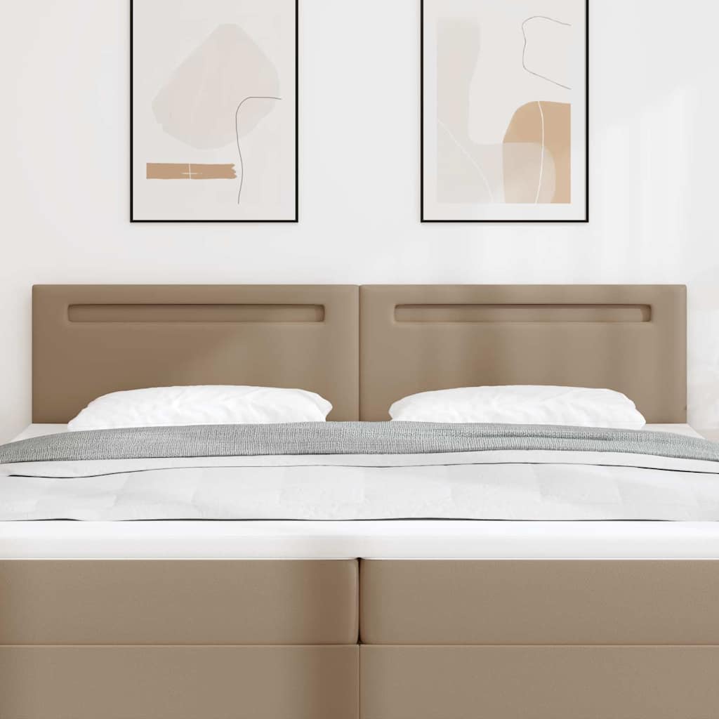 LED κεφαλάρι Καπουτσίνο 200 cm Τεχνητό Δέρμα