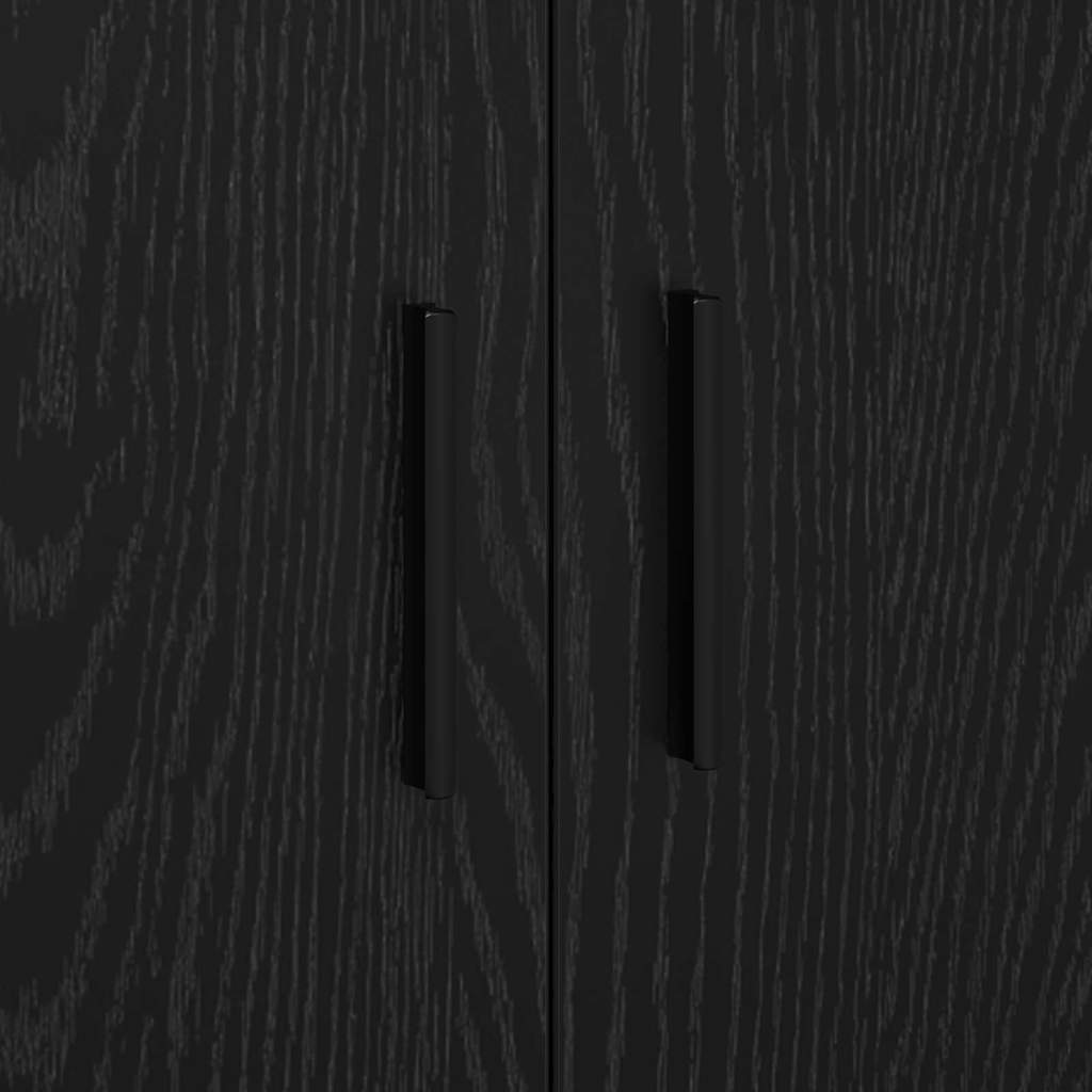 Ντουλάπι αποθήκευσης 2 pcs Μαύρη Οξυά 127 x 41 x 40 εκ