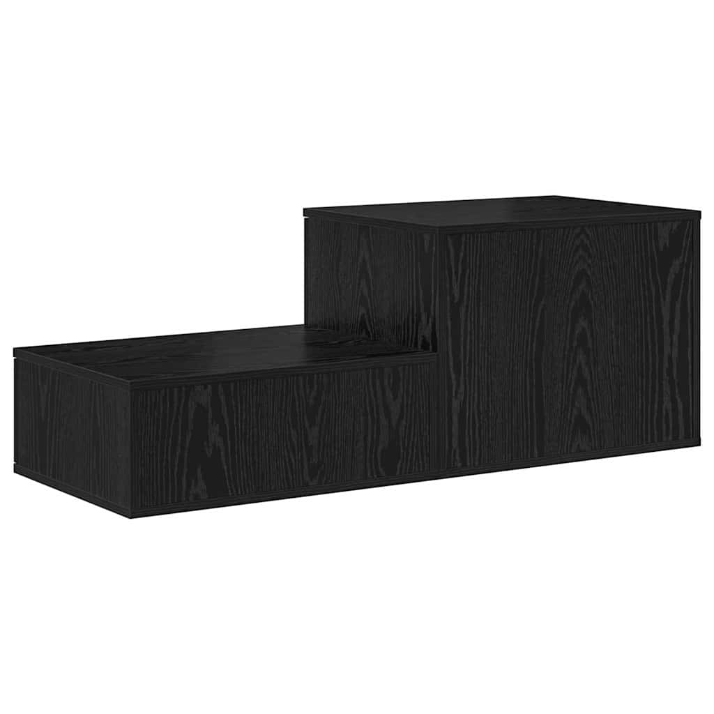 Ντουλάπι αποθήκευσης 2 pcs Μαύρη Οξυά 127 x 41 x 40 εκ