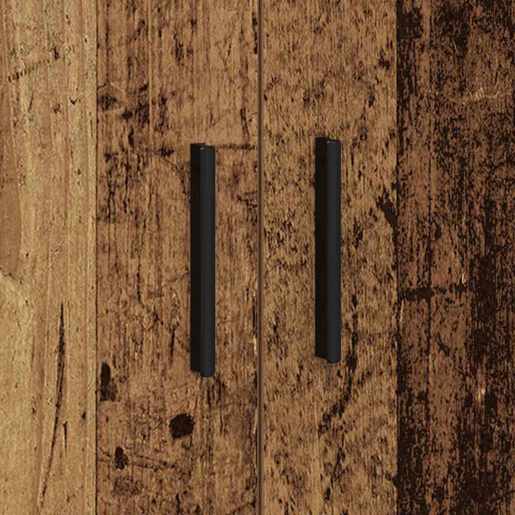 Ντουλάπι αποθήκευσης 2 pcs Παλιό ξύλο 127 x 41 x 40 εκ