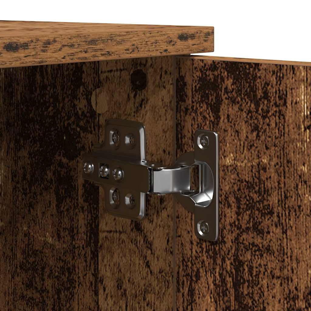 Ντουλάπι αποθήκευσης 2 pcs Παλιό ξύλο 118 x 41 x 40 εκ