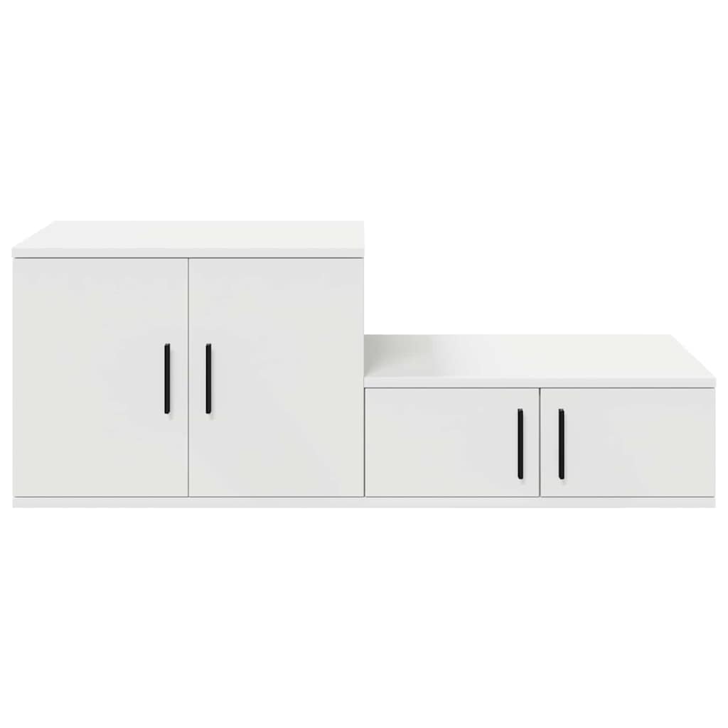 Ντουλάπι αποθήκευσης 2 pcs Λευκό 108 x 41 x 40 εκ