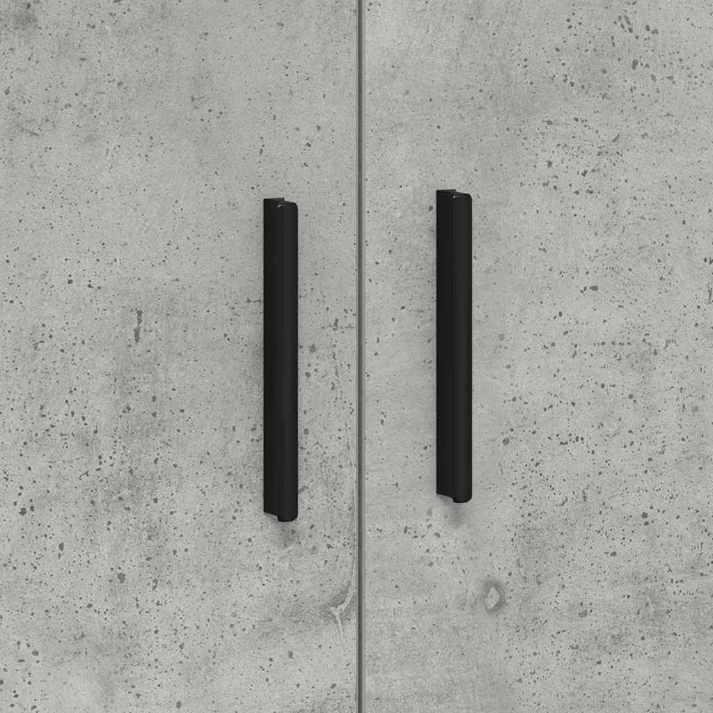 Ντουλάπι αποθήκευσης 2 pcs Σκυρόδεμα Γκρι 108 x 41 x 40 εκ