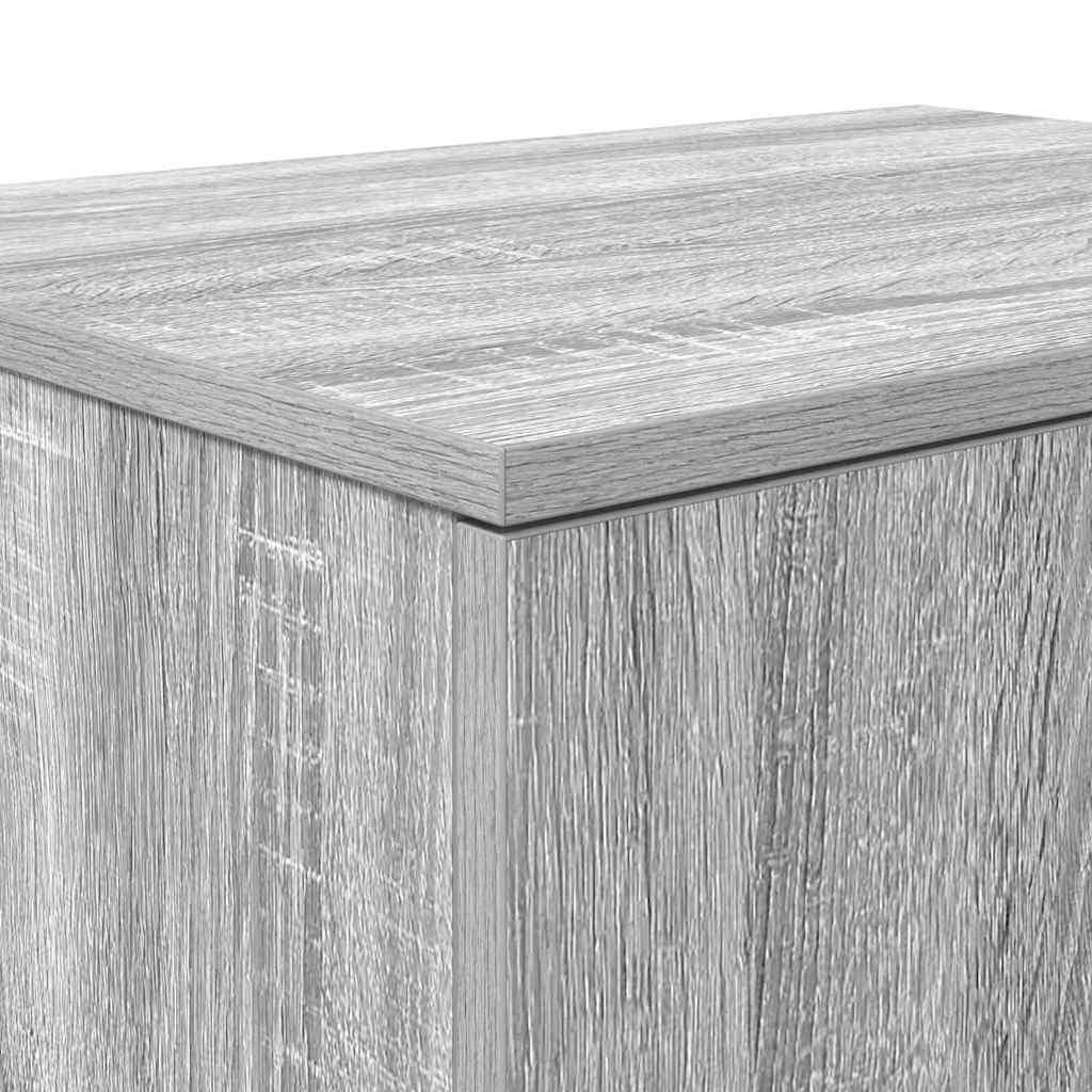Ντουλάπι αποθήκευσης 2 pcs Γκρίζο Σονομα 108 x 41 x 40 εκ