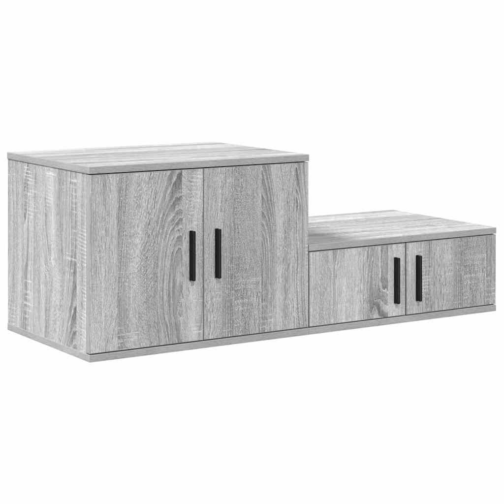 Ντουλάπι αποθήκευσης 2 pcs Γκρίζο Σονομα 108 x 41 x 40 εκ