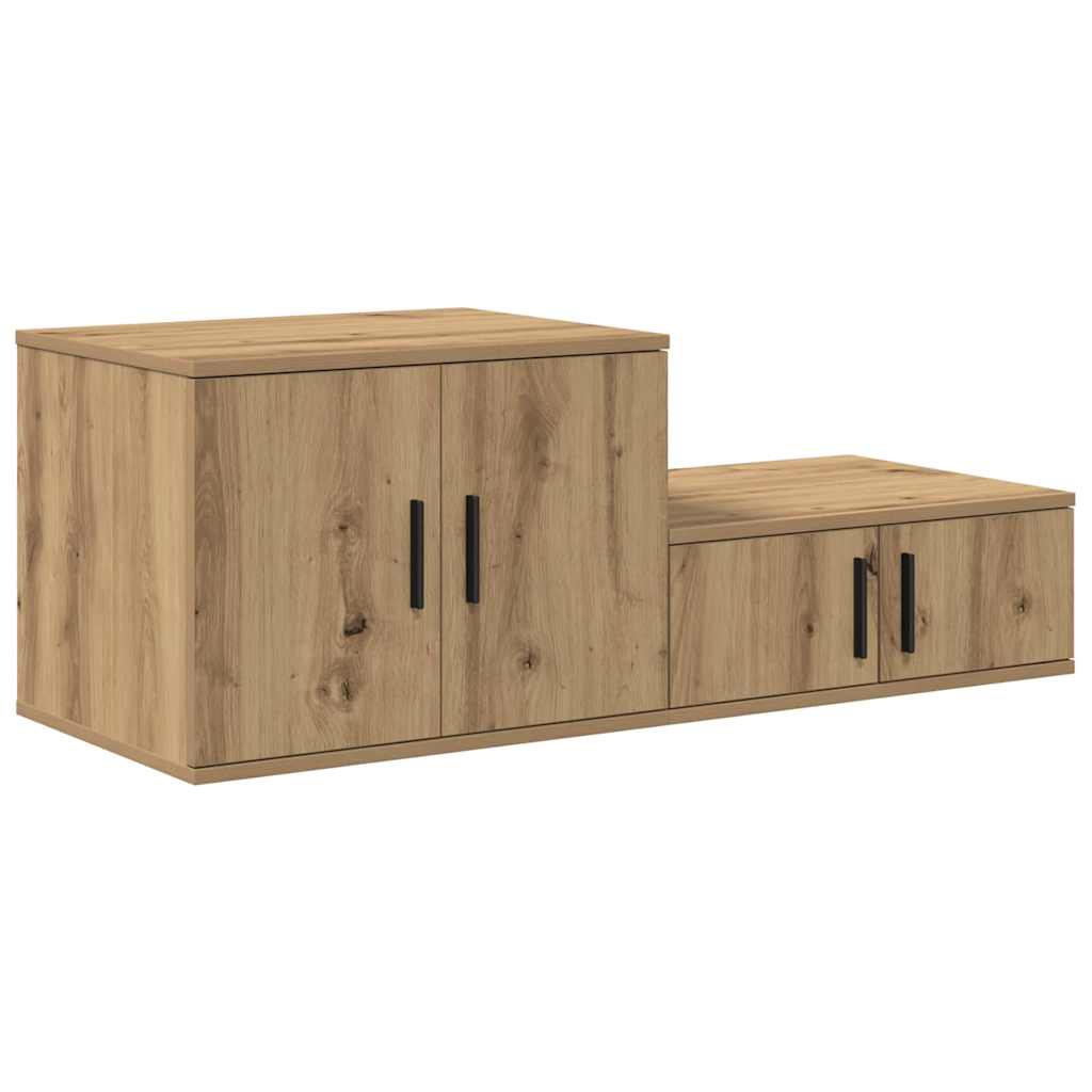 Ντουλάπι αποθήκευσης 2 pcs Artisan Oak 108 x 41 x 40 εκ - Pakobazaar